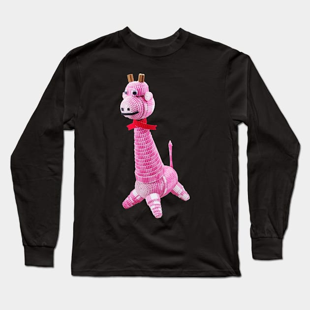 The giraffe Long Sleeve T-Shirt by Crazy_Paper_Fashion